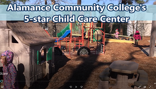 screenshot of childcare promo video poster showing the playground at ACC